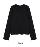 TL Double Henley Neck Warmer Tee