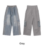 Beito mix track cargo pants