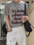 Butter printing short sleeve t-shirt
