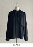 Atte Satin Pin-Tuck Blouse