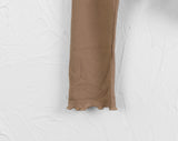 Romine lace color matching ribbed long sleeve cardigan