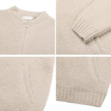 Helid Boucle Knit Zip-Up