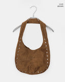 Eo Stud Suede Shoulder Bag