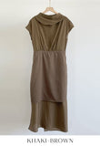 Forven Hanek Wrinkle Banding Wrap Long One Piece