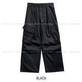 Bendy Zipper Diagonal Pocket Cargo Pants