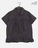 Dupont Frill Short Sleeve Blouse