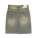 Dignal midi denim skirt