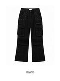 Aki Studded Parachute Cargo Pants