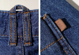 Twin Pintuck Wide Denim Pants