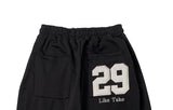 [Brushed] Joan 29 Patch Embroidered Pintuck Balloon Wide Pants