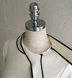 Remine Line Ribbon Tie Knit