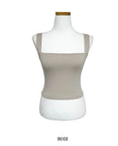 Square Crop Top Sleeveless