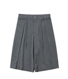 One Tuck Stripe Bermuda Pants