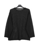 Lua Net Knit Long Sleeve