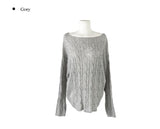 Ez Alpaca Boat Neck Cable Knit