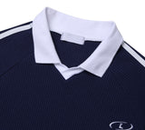 Loading waffle polo T-shirt