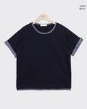 Leron Roll-up Button Short Sleeve T-shirt