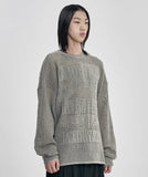 Total Logo Drop Needle Sweater