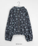 Jukoni Flower Two Way String Hood Jumper