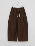 [unisex] Terned Cotton Banding Balloon Wide Pants