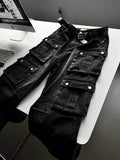 Byder Parachute Black Multi Cargo Denim