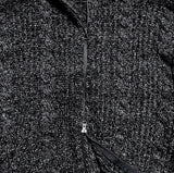 Anka cable two-way knit zip-up cardigan
