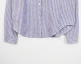 Loit Stripe Loose Fit Long Sleeve Shirt