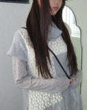 Obir Turtle Punching Short Sleeve Knit