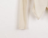 Solena Halter Neck Sleeveless Slit Cropped Long Sleeve T-shirt