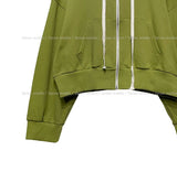fw Balloon Crop Hood Zip Up