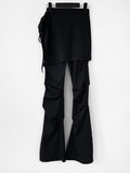 Sahel Two-Way Shirring Skirt Pants