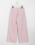 Muntove Color Cotton Wide Pants