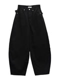 Lepro Studded Adjust Cotton Pants