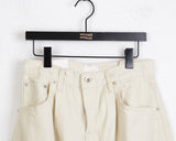 Nicho Pintuck Cotton Long Wide Pants