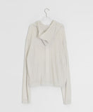 Katarzy Punching Knit Hood Zip-Up