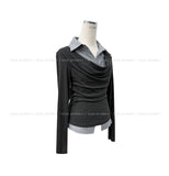 Reet Drape Layered Shirt