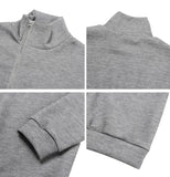 Vieron side knit zip-up