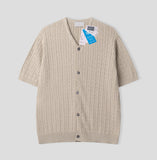 Museum Semi Over Short Sleeve Cardigan