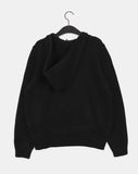 Kyo Snow Flower Nordic Hooded Knit Zip-Up