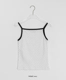 Tater Dot Color Matching Strap Sleeveless