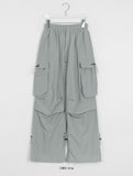 Sumiko Nylon Banding String Cargo Pants