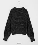 Comfy Hairy Round Knit