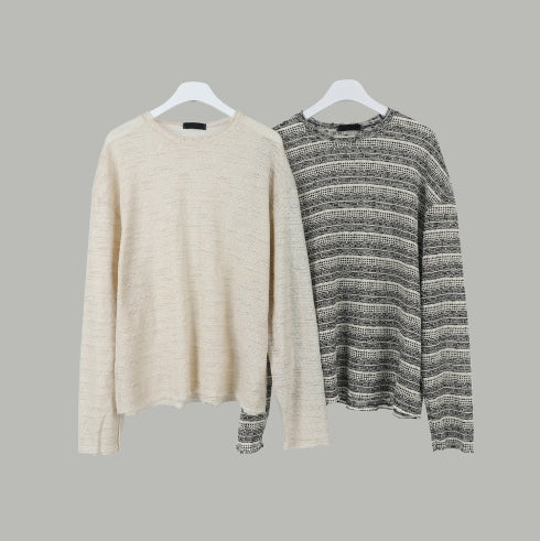 【SCENERITY】Fizzle Linen Knit SCENERITY (シナリティ) - フィズルリネンニット / Fizzle Linen