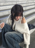 Thyssen Washing Denim Wide Pants