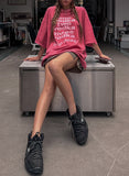 (UNISEX) Drunk Pig Over Short Sleeve