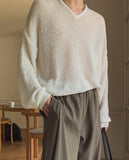Boring Summer V-neck Knit