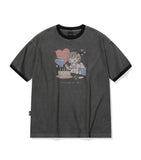 Sweet Kitty Pigment Ringer Tee