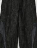 SICKLE BIKER DENIM PANTS