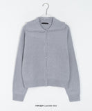 Nyuling Lace Collar Knit Cardigan