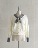 Rendry Ribbon Color Matching Tie Knit